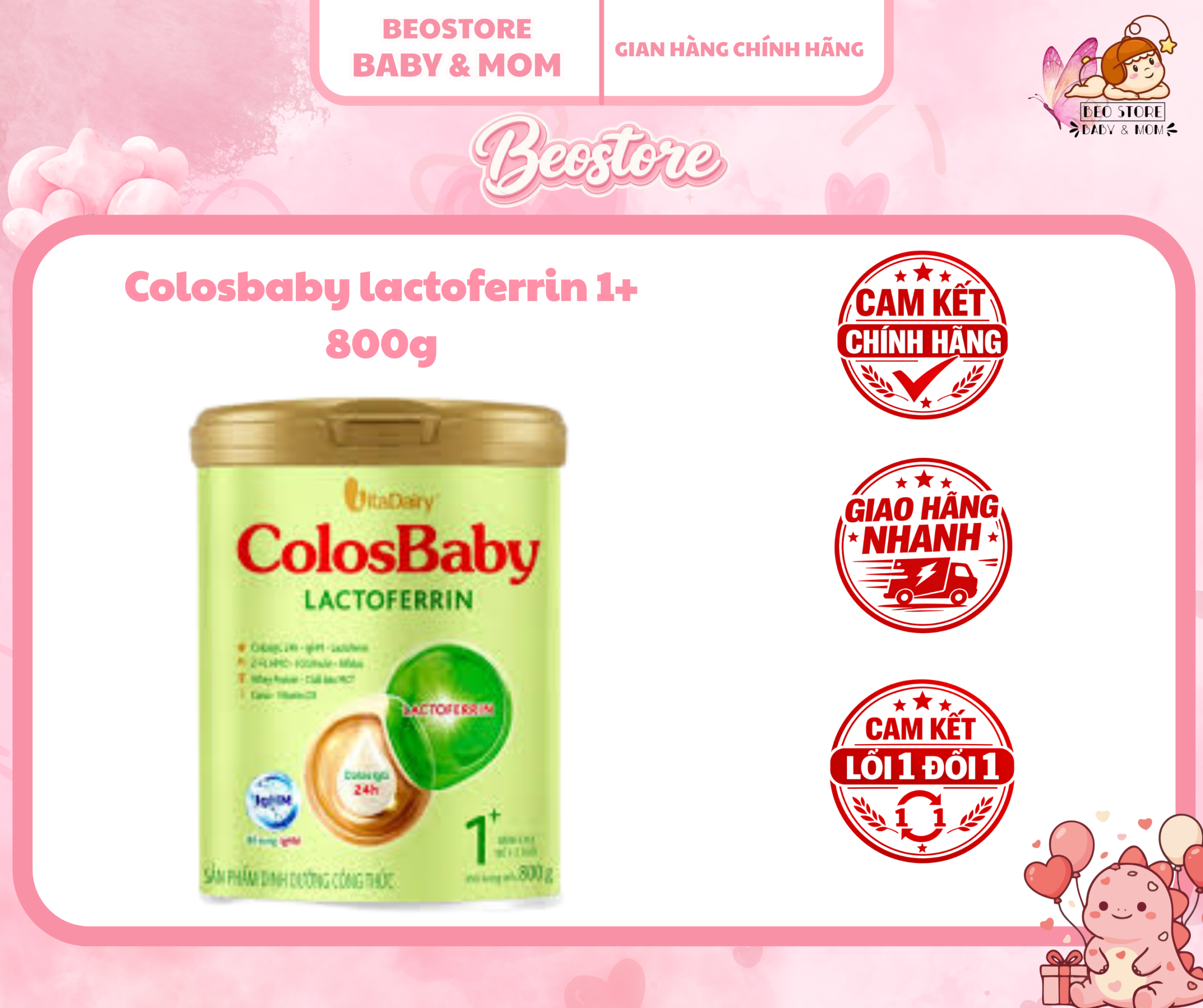 Sữa bột Colosbaby Lactoferrin (800G)