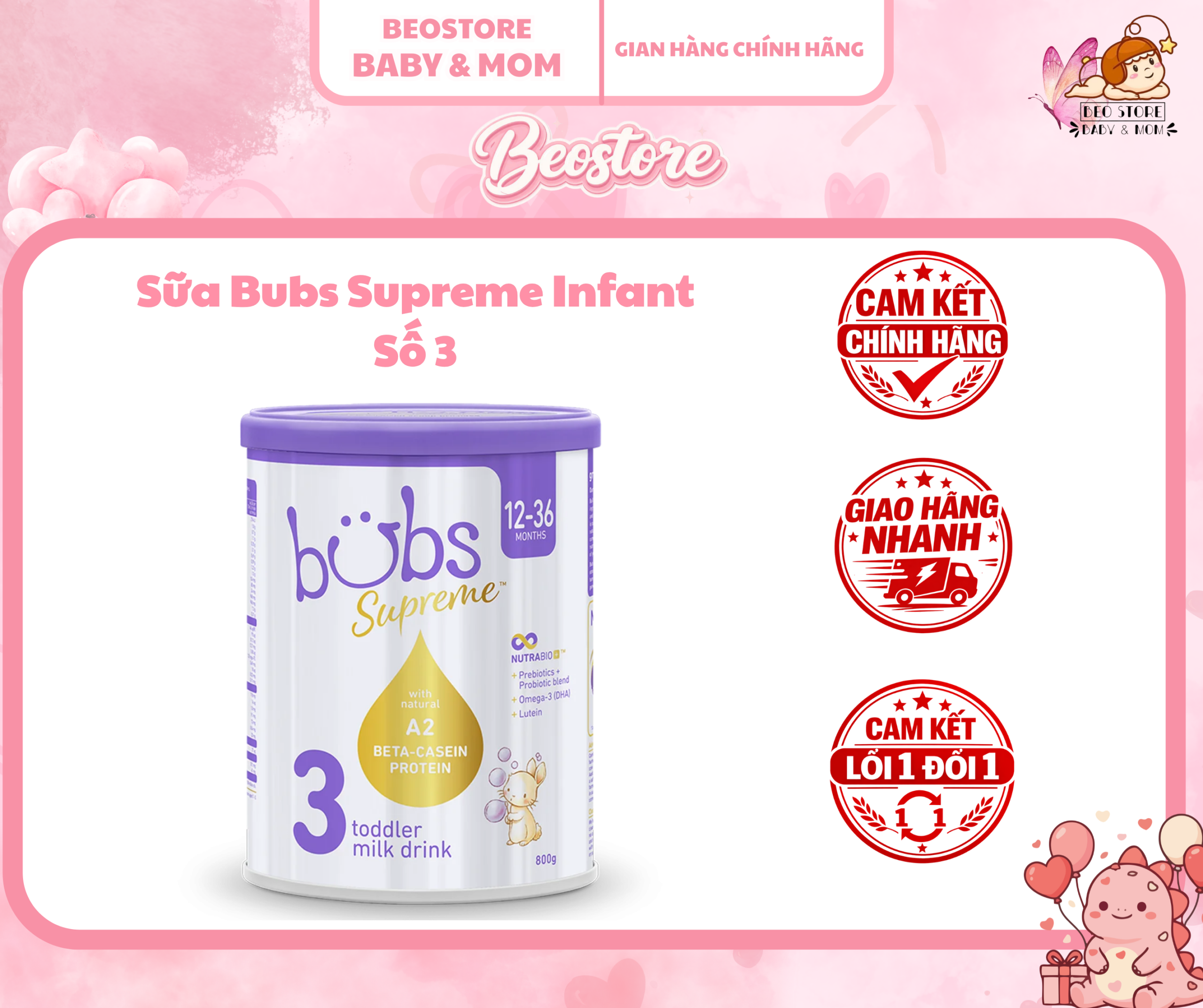 Sữa Bubs Supereme Follow-On - Ảnh 3