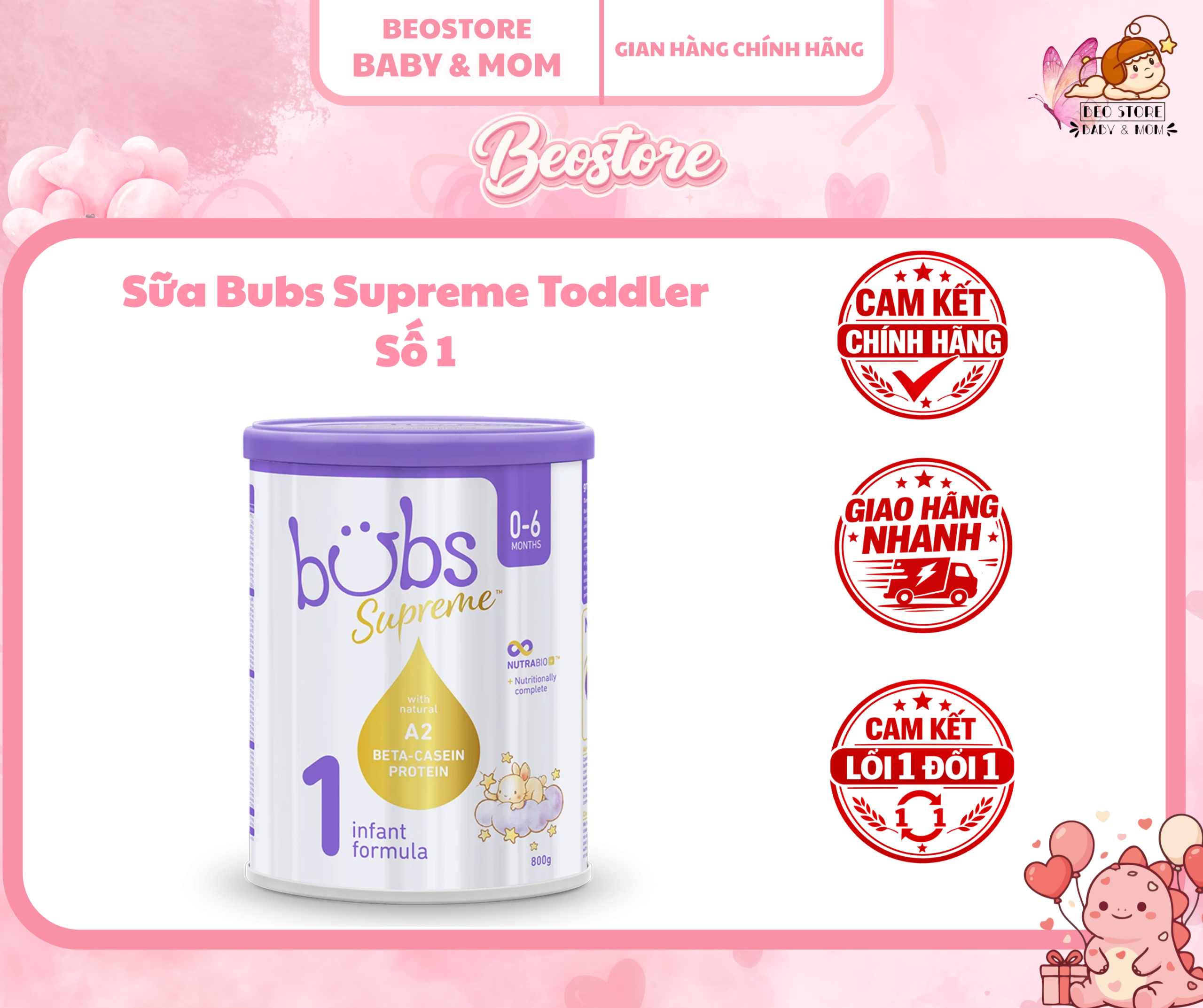 Sữa Bubs Supereme Follow-On