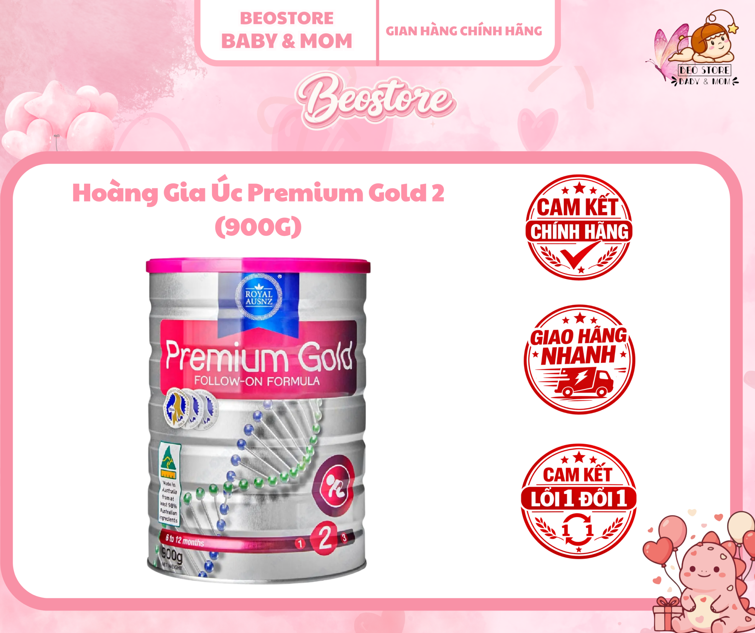 Sữa bột Hoàng Gia Úc Premium Gold - Ảnh 2