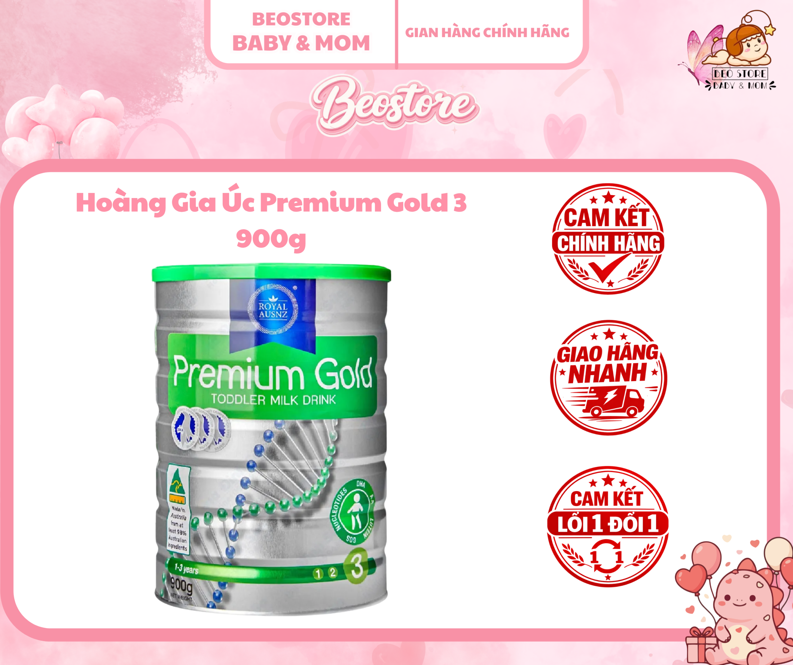 Sữa bột Hoàng Gia Úc Premium Gold - Ảnh 3