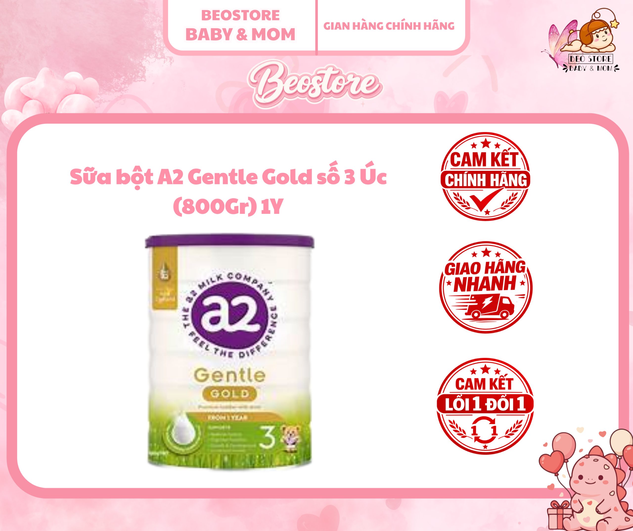 Sữa bột A2 Gentle Gold Úc - Ảnh 3