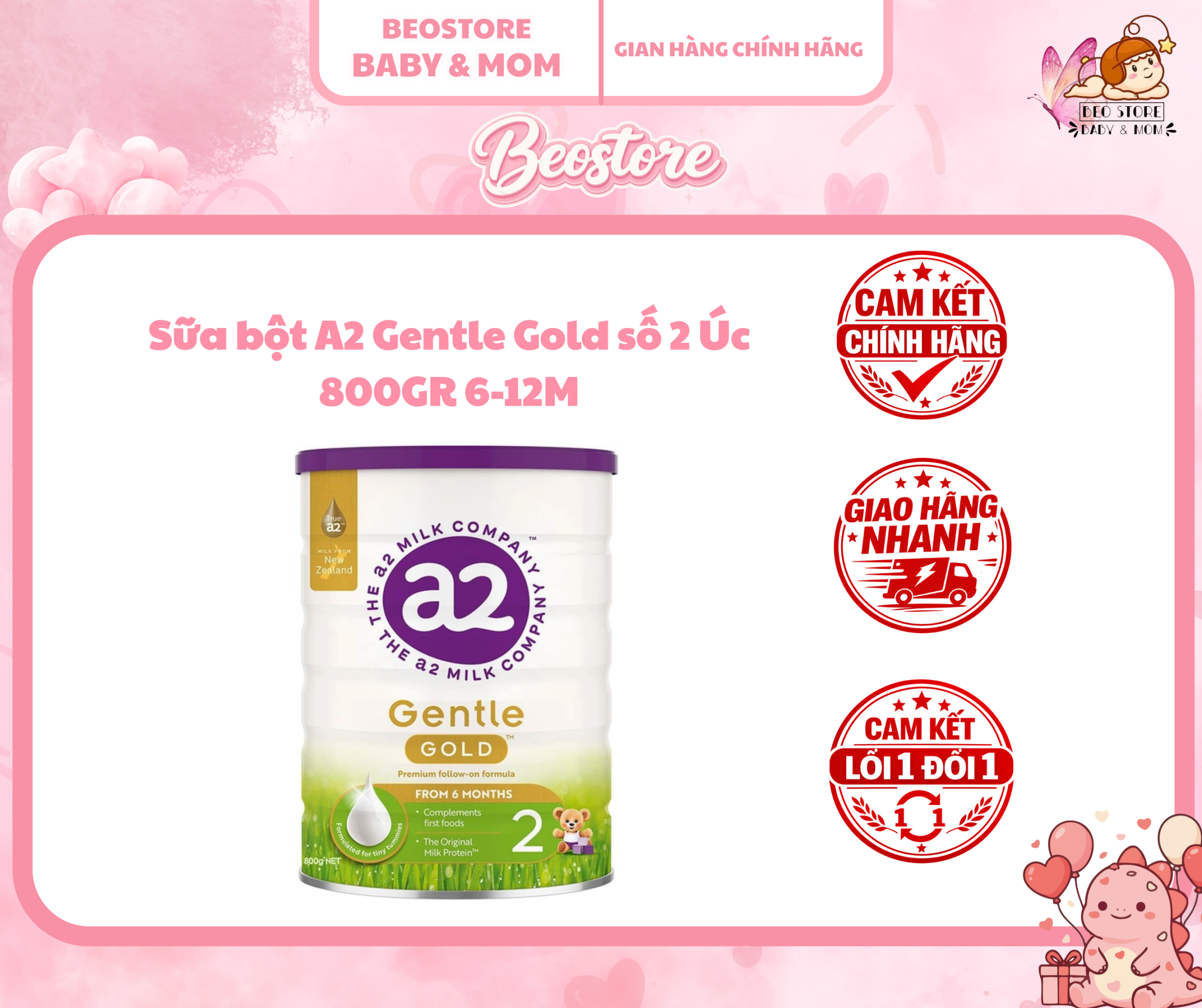 Sữa bột A2 Gentle Gold Úc - Ảnh 2