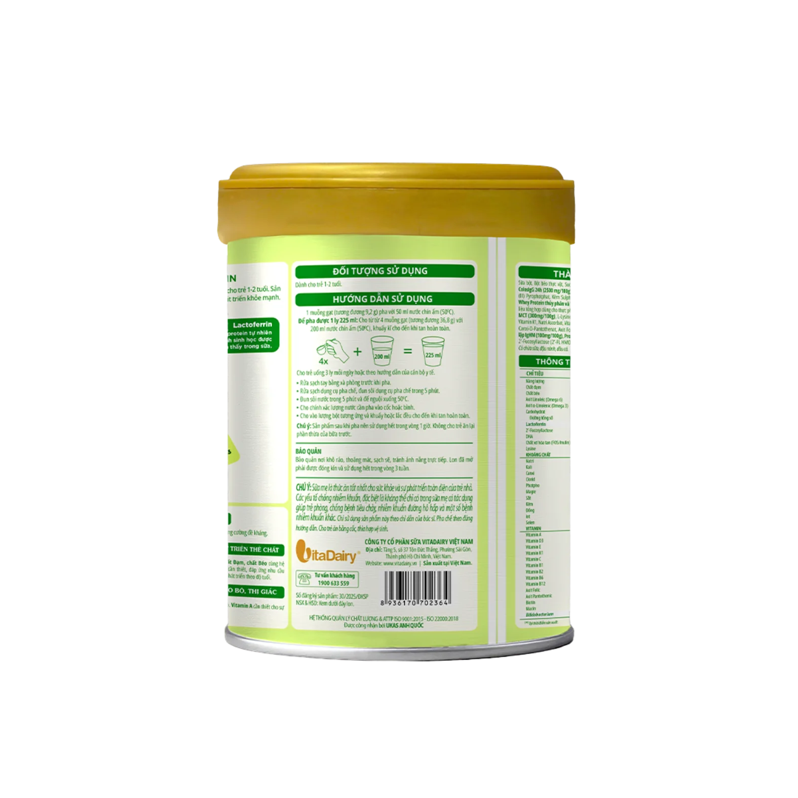 Sữa bột Colosbaby Lactoferrin (400G) - Ảnh 6