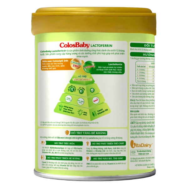 Sữa Bột ColosBaby Lactoferrin 0+ 400g - Ảnh 3